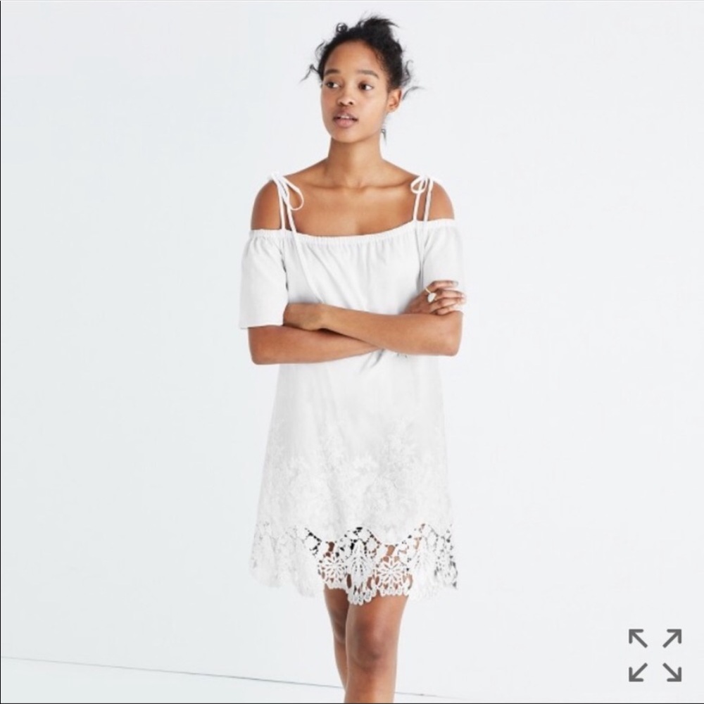 Madewell NWT Eyelet Off The Shoulder Dress